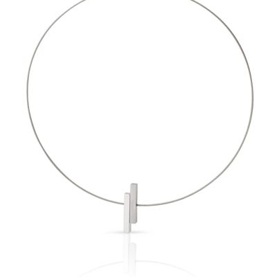 Necklace Simple bars C116 - Matte | Gloss