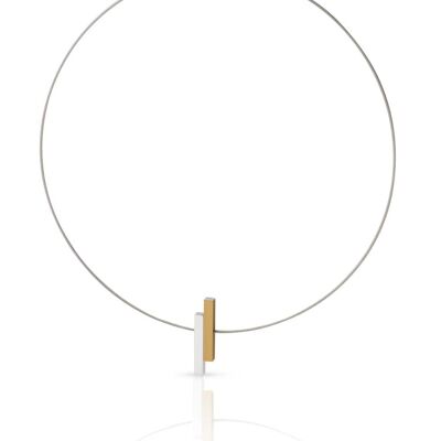 Collier Eenvoudige staafjes C116 - Goud|Geel