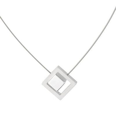 Collier cube en carré C25