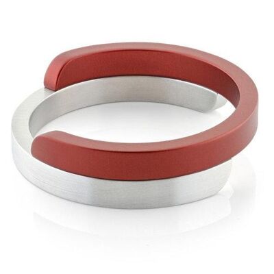 Bracelet Double C différentes couleurs A2 - Rouge