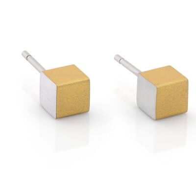 Ear Jewelery Cubes O28 - Gold | Yellow