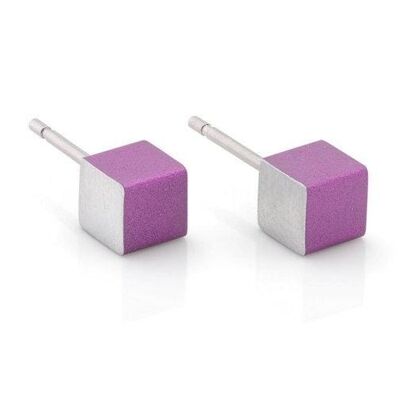 Cubes de Bijoux d'Oreille O28 - Violet