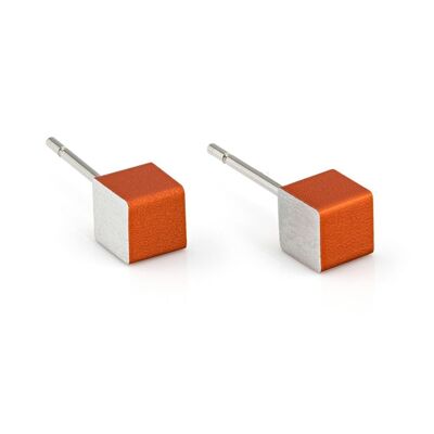 Cubes de Bijoux d'Oreille O28 - Orange