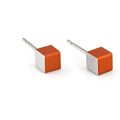 Ear Jewelery Cubes O28 - Orange