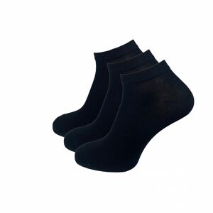 Chaussettes baskets, lot de 3, noir