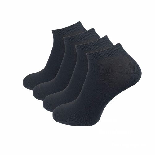 Sneaker Socken, 4er Pack, grau