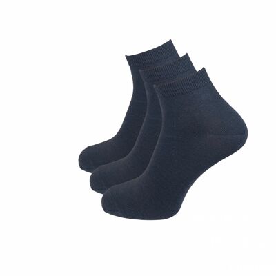 Quarter socks, 3-pack, grey