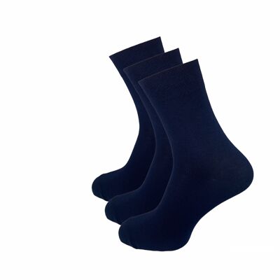 Klassische Socken, 3er Pack, blau