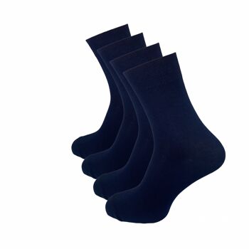 Lot de 4 Chaussettes Classiques Bleu