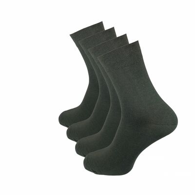 Chaussettes classiques, pack de 4, vert