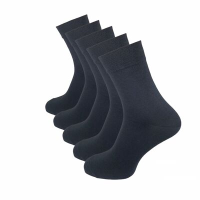 Klassische Socken, 5er Pack, grau