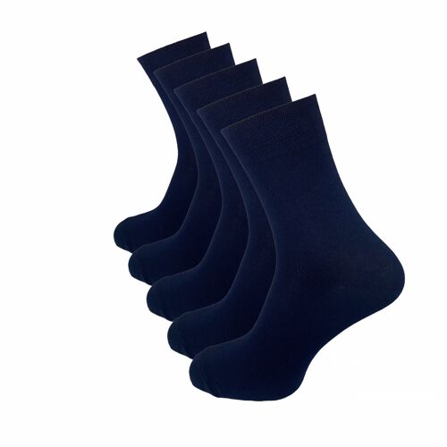 Klassische Socken, 5er Pack, blau