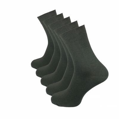 Klassische Socken, 5er Pack, grün