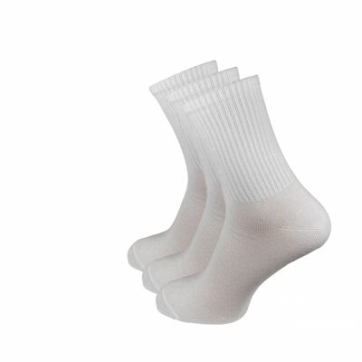 Tennis socks, 3 pack, white