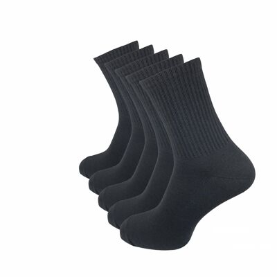 Tennis socks, 5 pack, grey