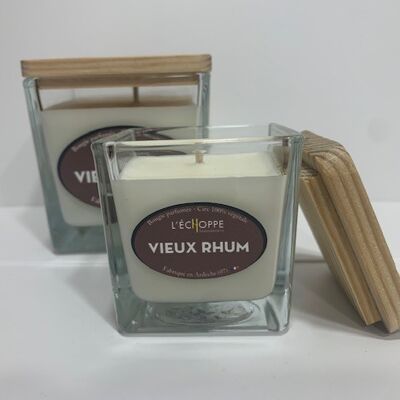 CERA AROMÁTICA PARA VELAS 100% SOJA VEGETAL - 6X6 80 G VIEUX RUHM