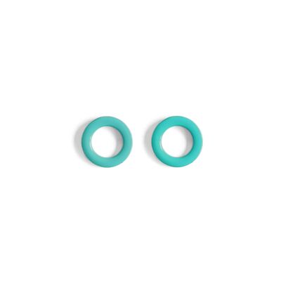 Earrings RINGS- turquoise