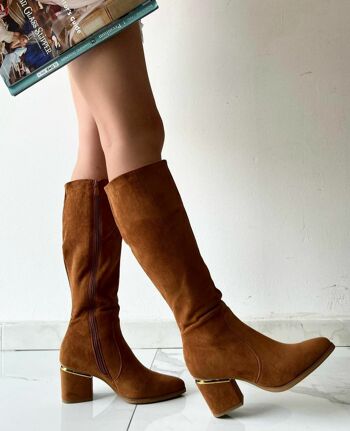 BOTTES EN DAIM ET BOUE 2