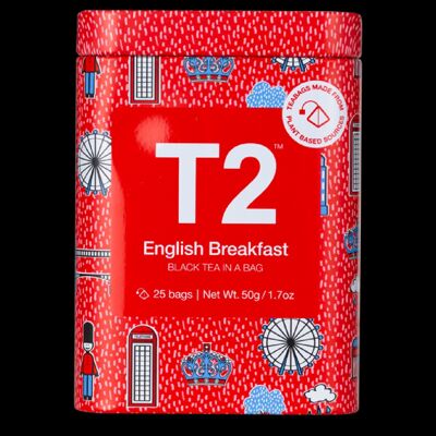 ENGLISH BREAKFAST BIO TBAG T2 ICON TIN 2020