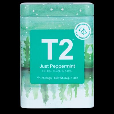 JUST PEPPERMINT BIO TBAG T2 ICON TIN 2020