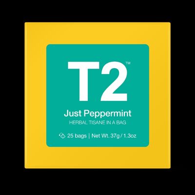 JUST PEPPERMINT BIO TBAG 25PK Y/B