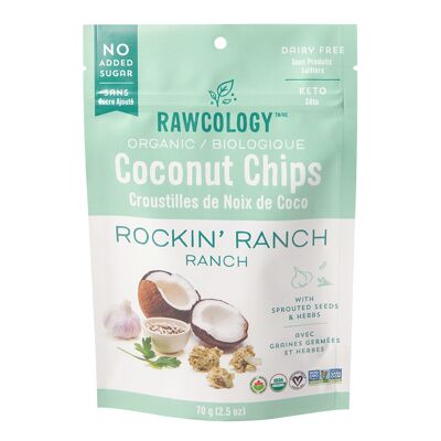 Chips de coco rockin' ranch 70G