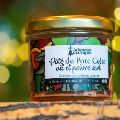 Pâté de porc celte ail et poivre vert