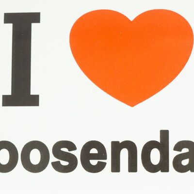 Imán de nevera I Love Roosendaal