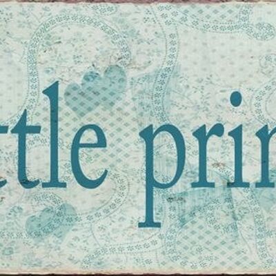 Metal sign Little prince 15x7 cm