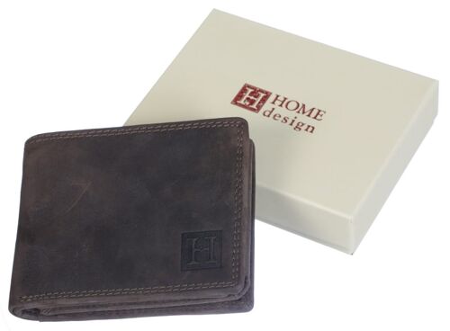 Leather wallet man style L size