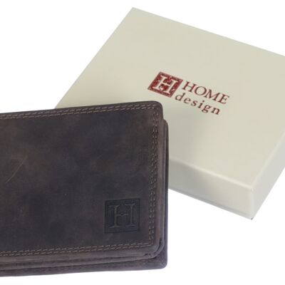 Leather wallet man style L size