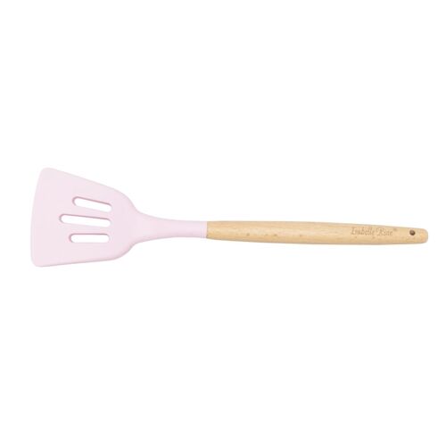 Pastel pink silicone wooden shovel Isabelle Rose