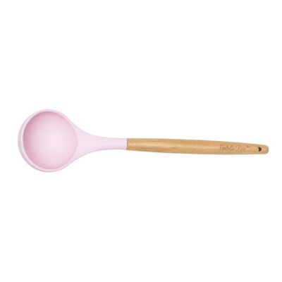Pastel pink silicone wooden soup shell Isabelle Rose