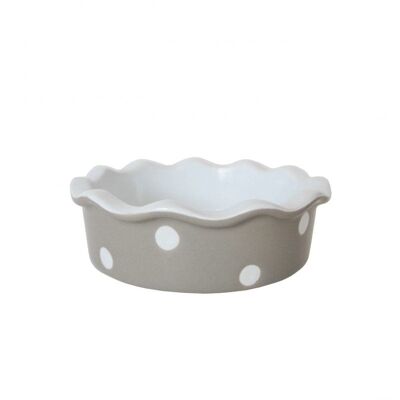 Small pie dish Beige Isabelle Rose