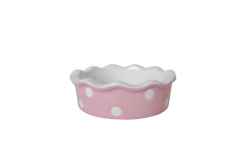 Small pie dish Pink Isabelle Rose