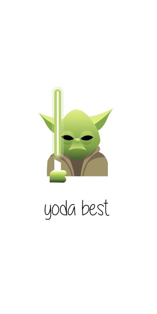 Metal magnet Yoda best 10x5 cm