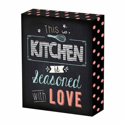 Wooden decor Kitchen 18x13 cm