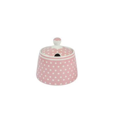 Sugar pot Polka dots pink Isabelle Rose