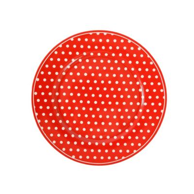 Dessert plate Polka dots red 20 cm Isabelle Rose