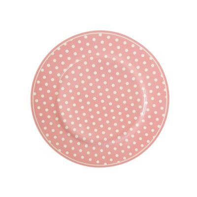 Dessert plate Polka dots pink 20 cm Isabelle Rose