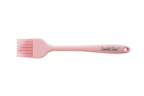 Pastel pink silicone brush Isabelle Rose 21 cm