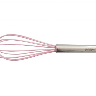 Batteur à oeufs en silicone rose pastel Isabelle Rose 25 cm