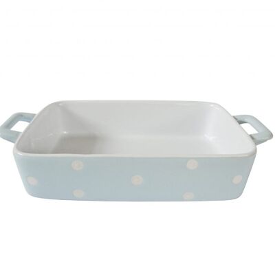 Plato pequeño azul pastel con lunares Isabelle Rose