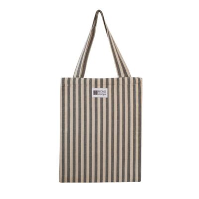 Shopping bag gris oscuro 34x45 cm Home design