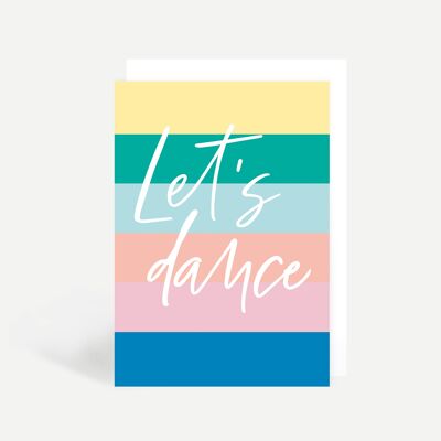 Let's Dance Greetings Card