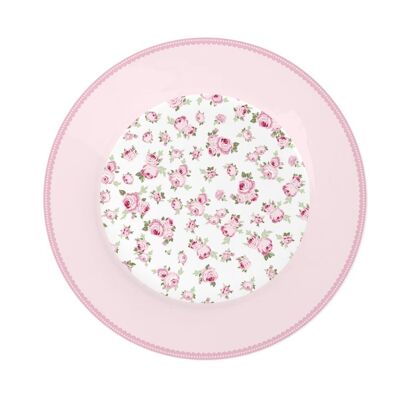 Piatto da dessert in porcellana Fiori piccoli 19 cm Isabelle Rose