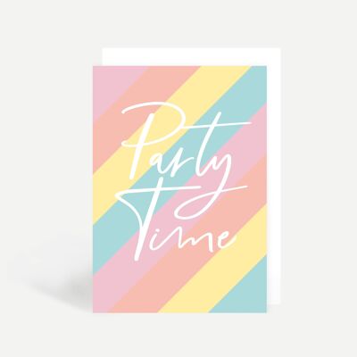 Party Time Greetings Card