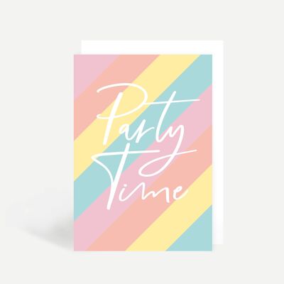 Party Time Greetings Card