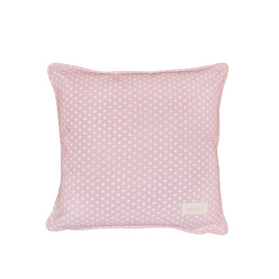 Cushion with filler Polka dot pink 45x45 cm Isabelle Rose