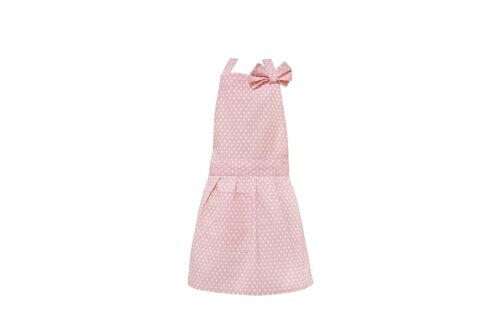 Kids apron Polka dot pink 50x62 cm Isabelle Rose